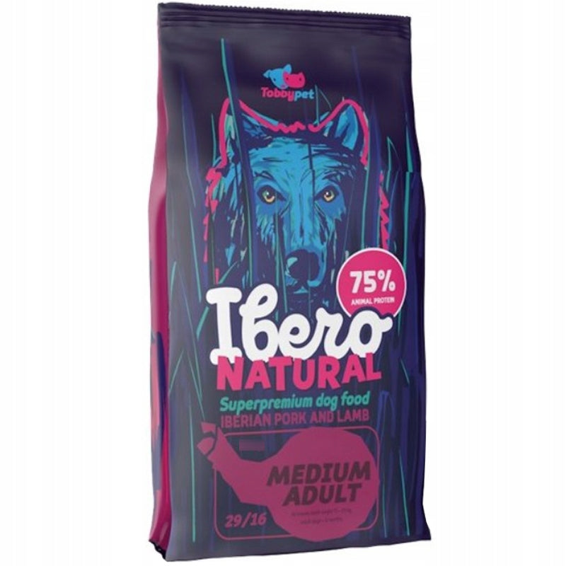 Ibero Natural Lamb For Dogs with Allergies Medium Adult 3Kg