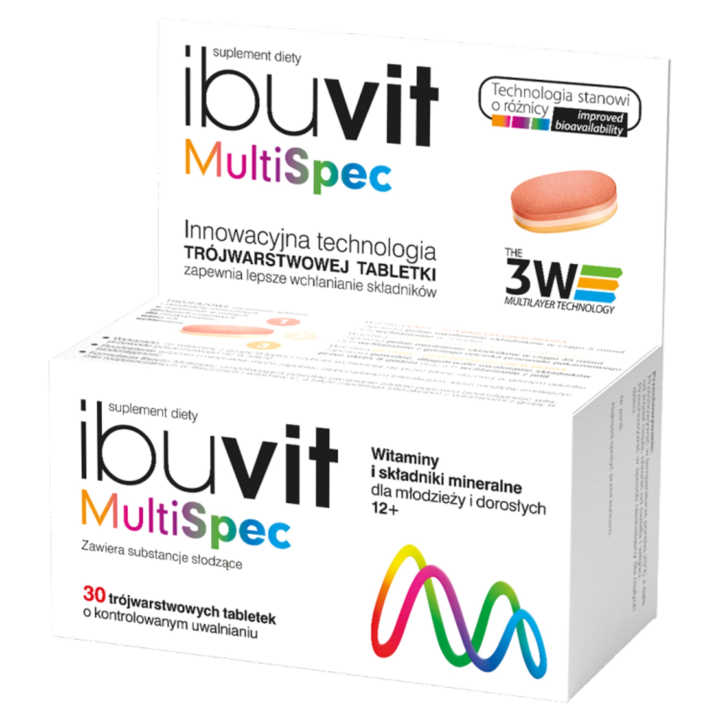 Ibuvit MultiSpec 30 tablets C E Magnesium Iron B12