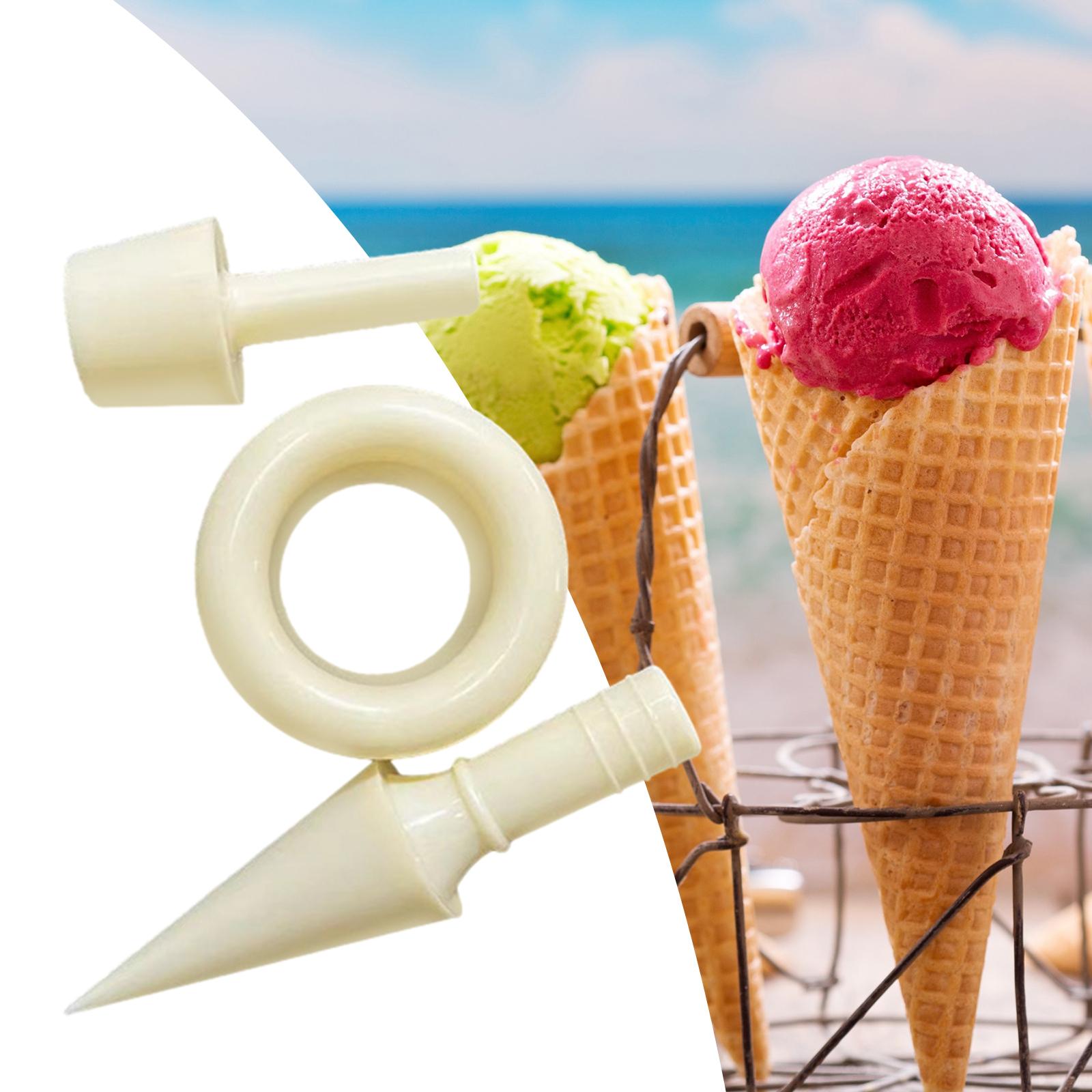 Ice Cream Cone Maker Portable Accessories Dessert Cooking Cooking 3pcs