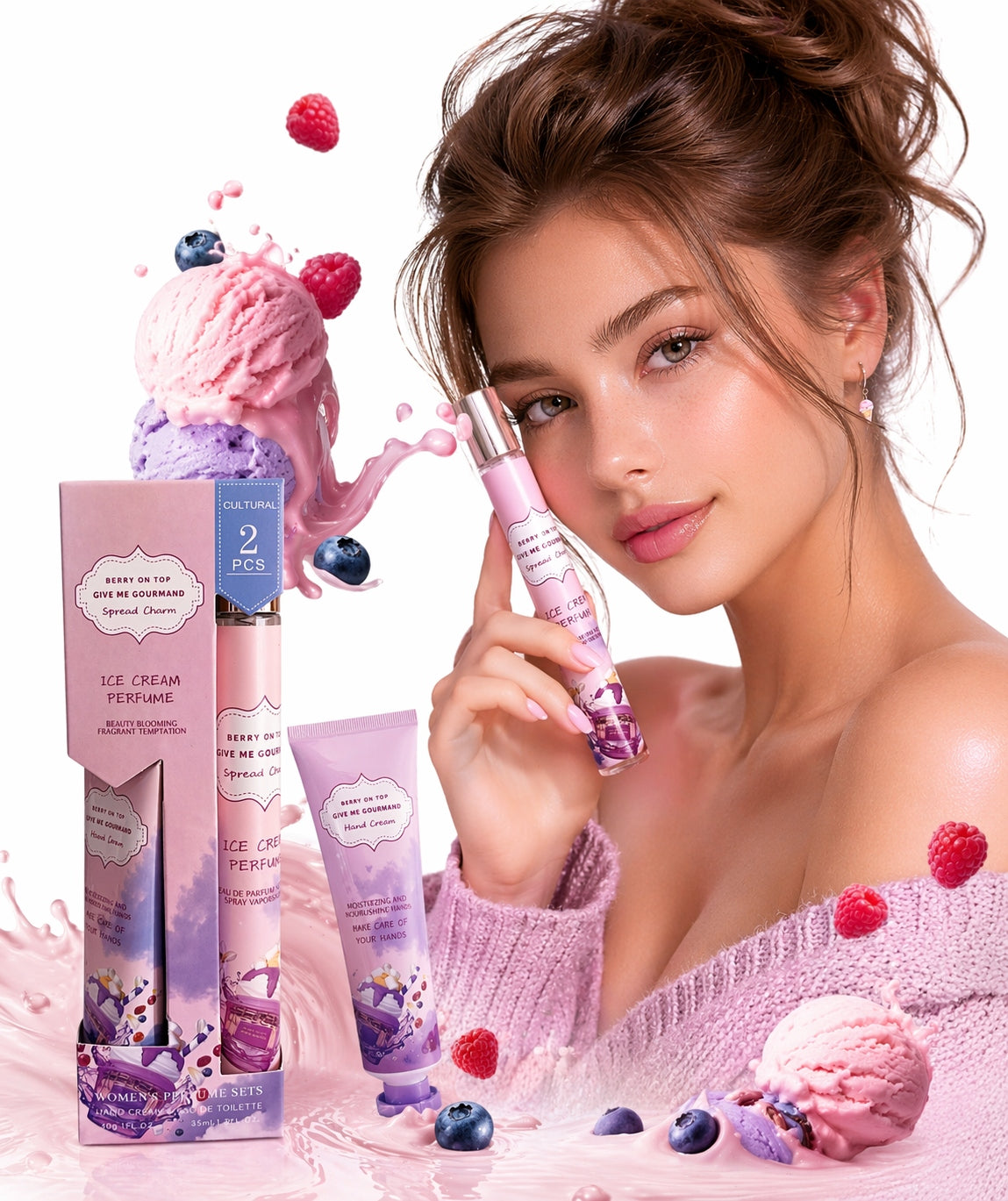 Ice Cream Mallow Madnes Women's Perfume 35ml + Hand Cream 30g