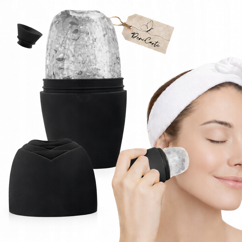 Ice Cube Cooling Face Massager Lifting Ice Cube Black Smoothing Medical device no