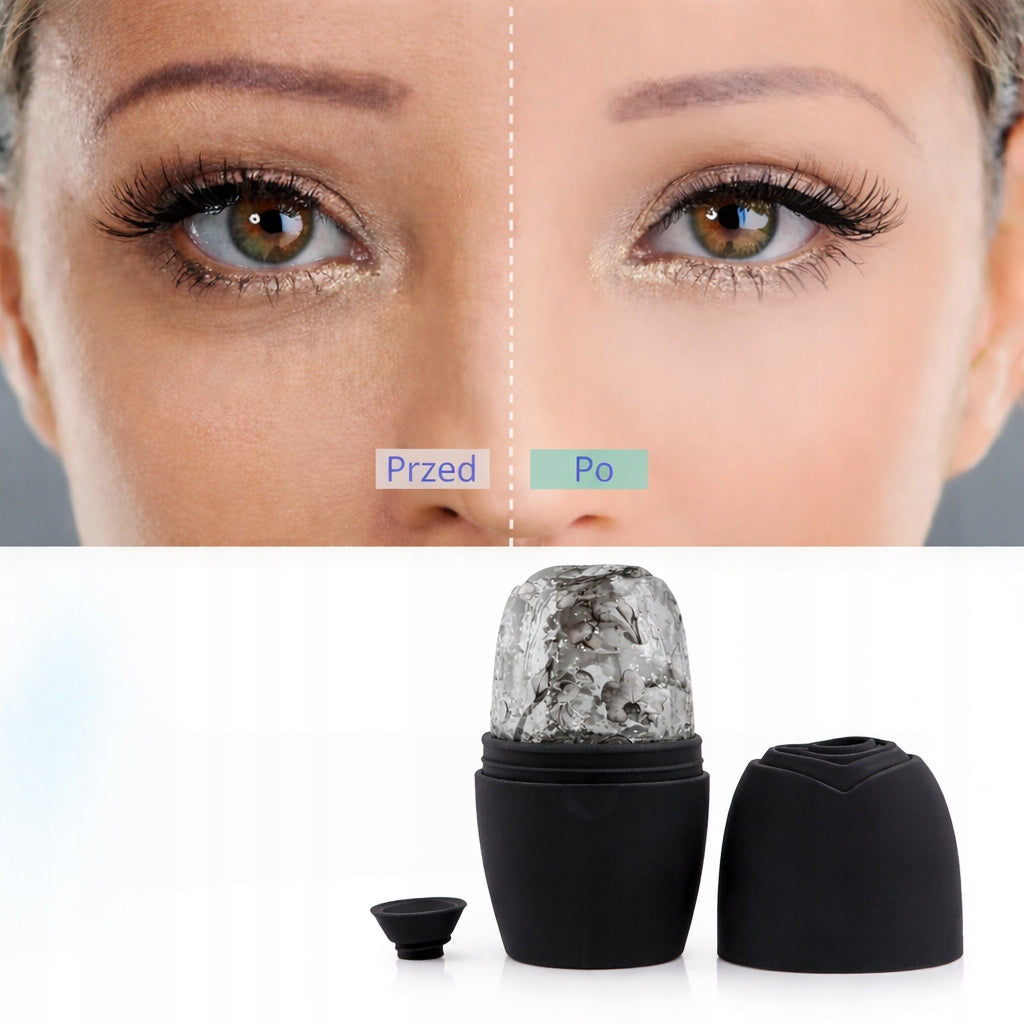 Ice Cube Cooling Face Massager Lifting Ice Cube Black Smoothing Packaging status original