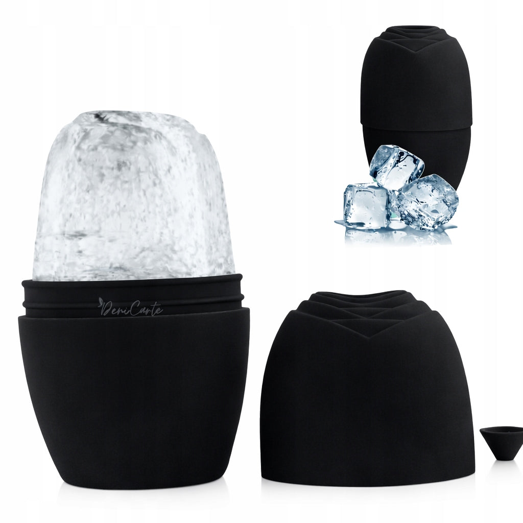 Ice Cube Cooling Face Massager Lifting Ice Cube Black Smoothing