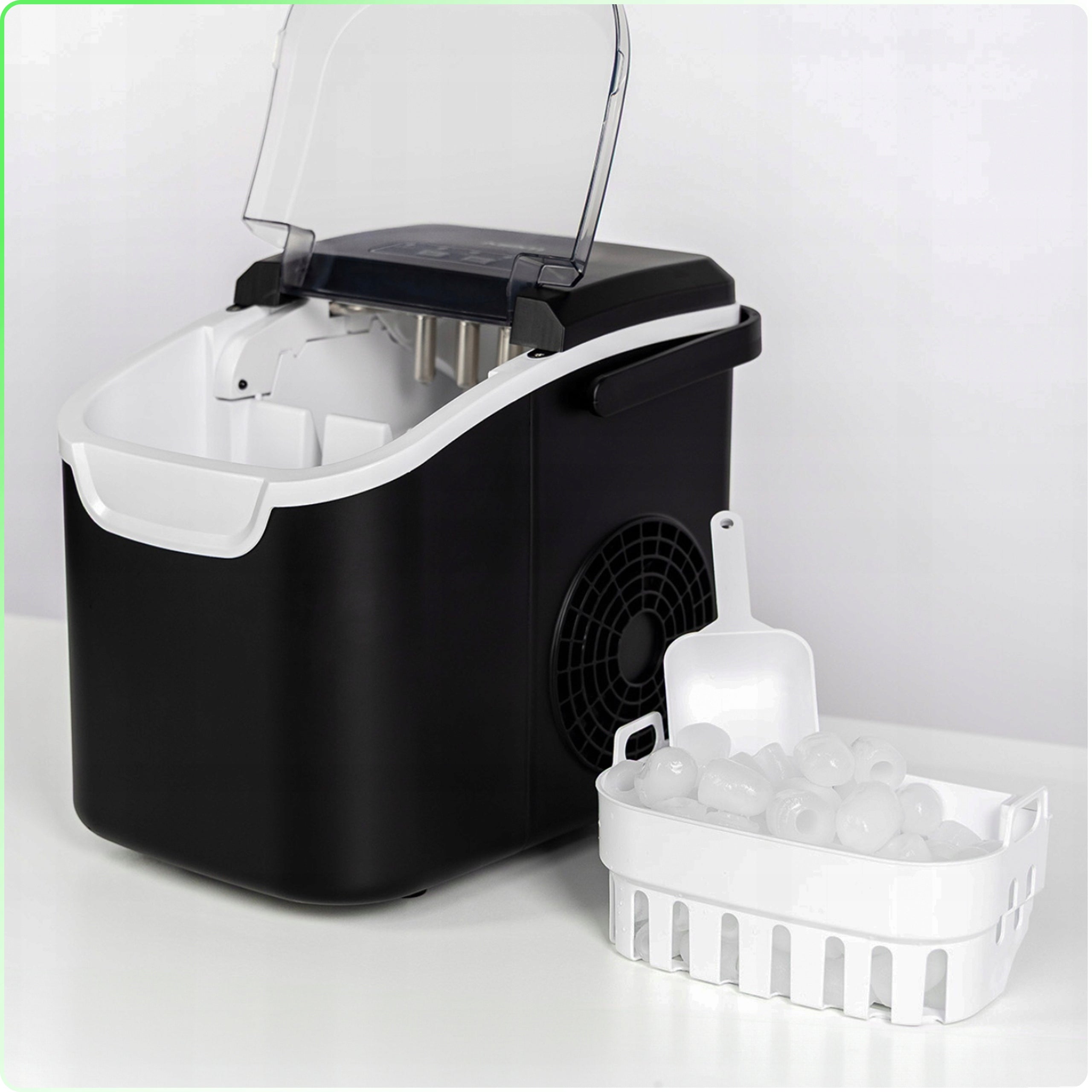 Ice Maker MPM MKD-206 black 100W Adjustable Compact Household 1,2l Water tank capacity 1.2 l