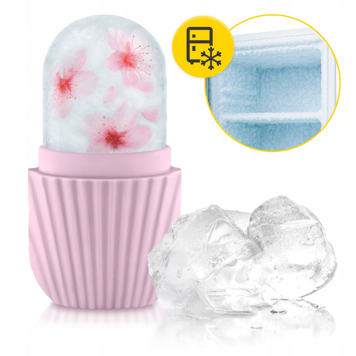 Ice Massager for Face and Eyes Silicone Cooling Roller for Swelling Medical device no