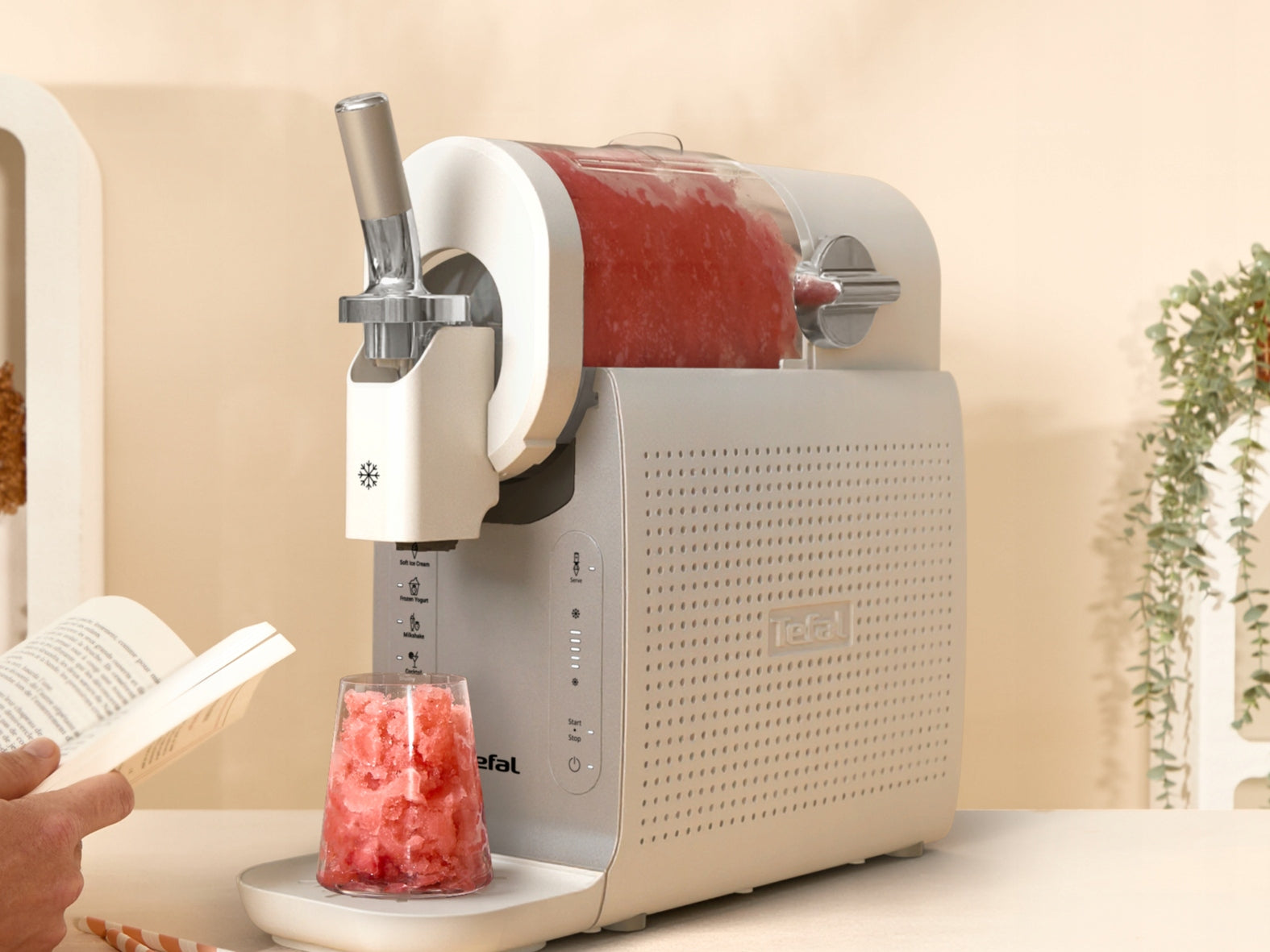 Ice cream maker TEFAL Freezi IG803AE0 Italian ice cream in 30 minutes Model IG803AE0