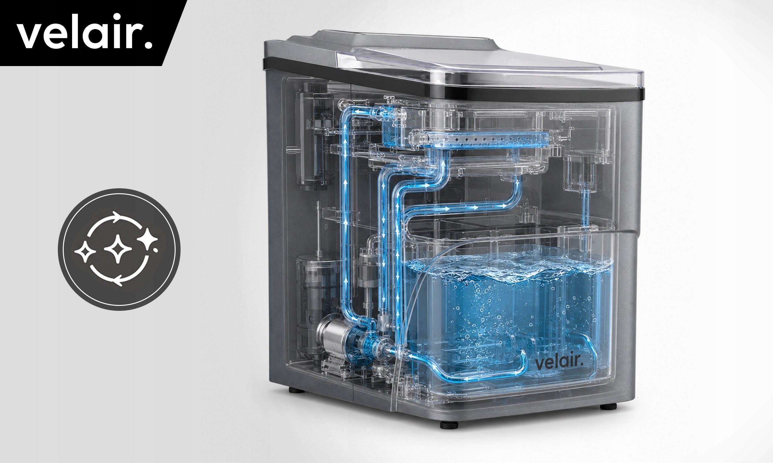 Ice maker ICE PRO 160W! ICE 6 MINUTES! 12kg/24h + GUIDE FREEBIE! Power 160 W