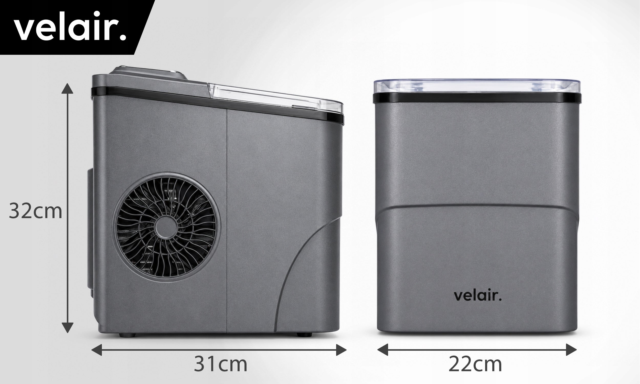 Ice maker ICE PRO 160W! ICE 6 MINUTES! 12kg/24h + GUIDE FREEBIE! Water tank capacity 2.2 l