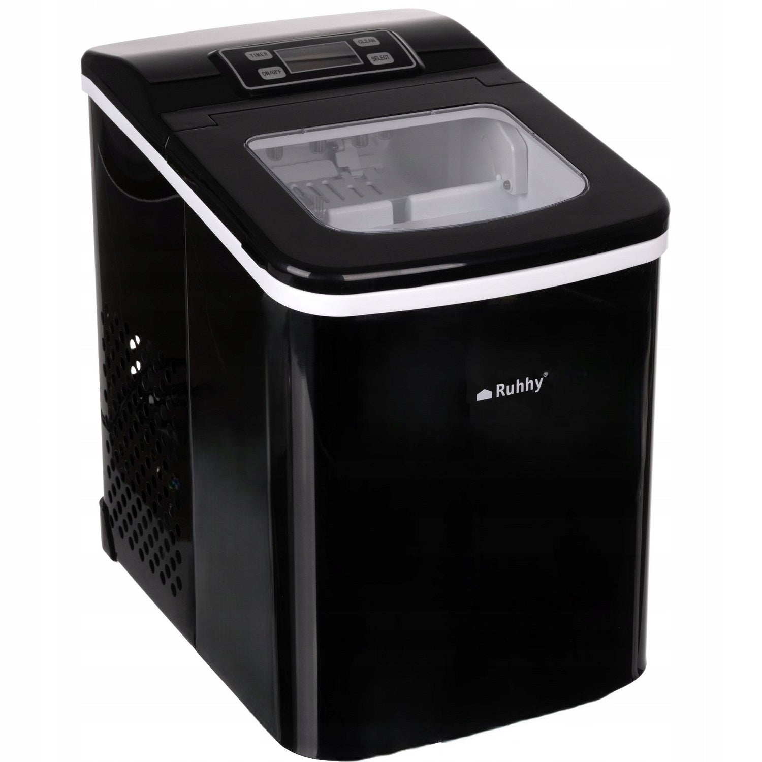 Ice maker Ruhhy black 12 kg/24 h 120 W with LCD display Manufacturer code 0025565
