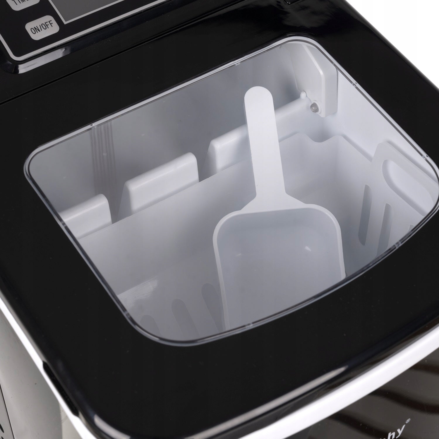 Ice maker Ruhhy black 12 kg/24 h 120 W with LCD display Model Kostkarka do Lodu Domowa Maszyna do Kostek 12 kg