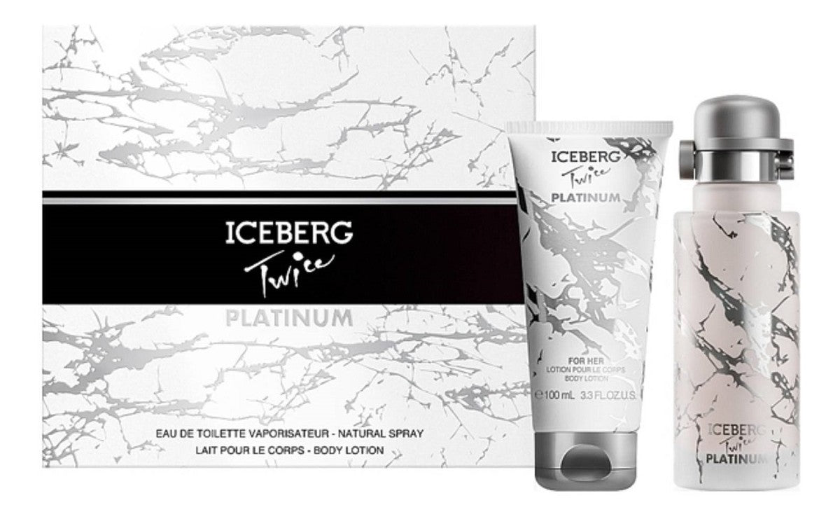 Iceberg Twice Platinum set eau de toilette 125ml + body lotion 100ml