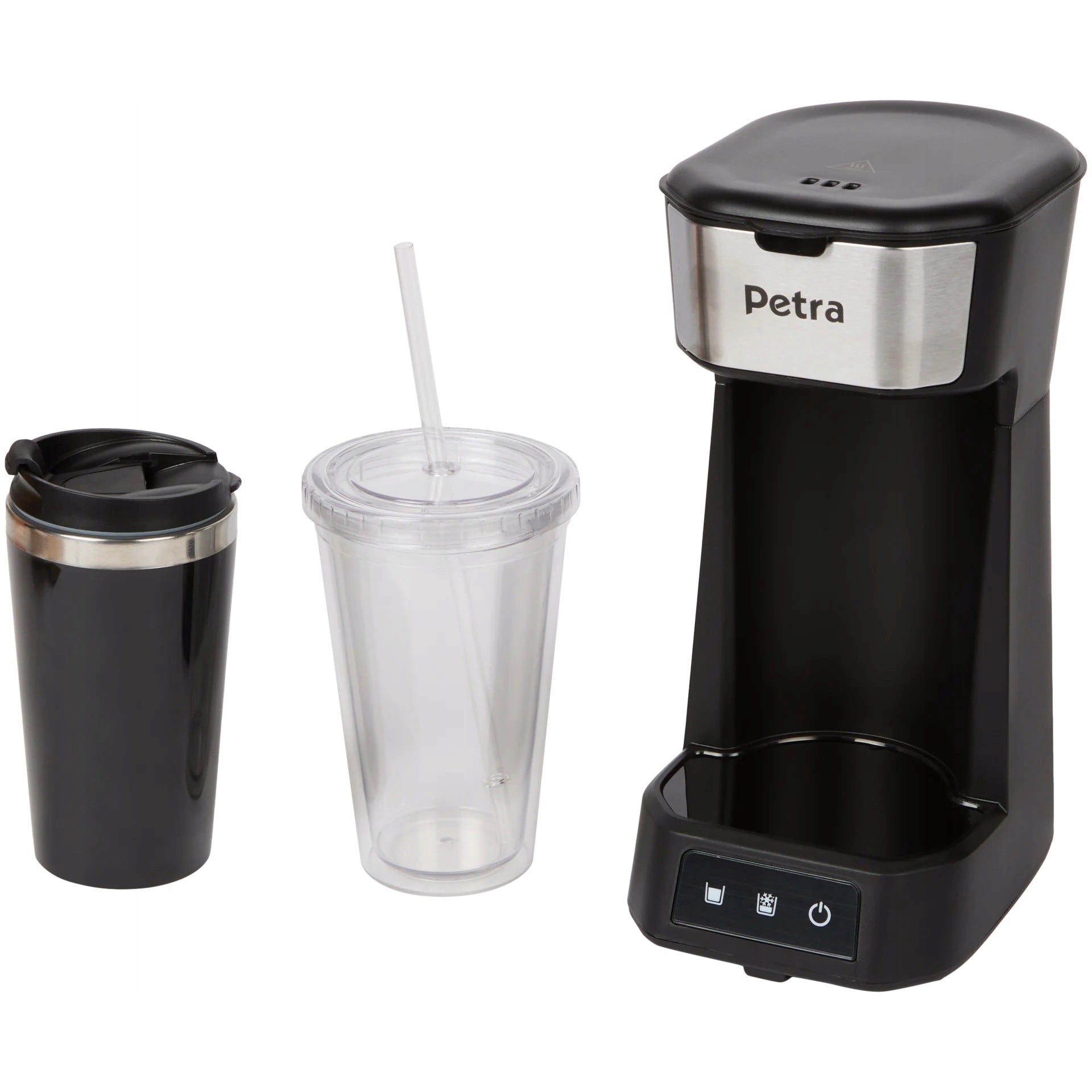 Iced and hot coffee machine 2in1 Petra + cup set + ice maker Manufacturer code PT6787ACTCO