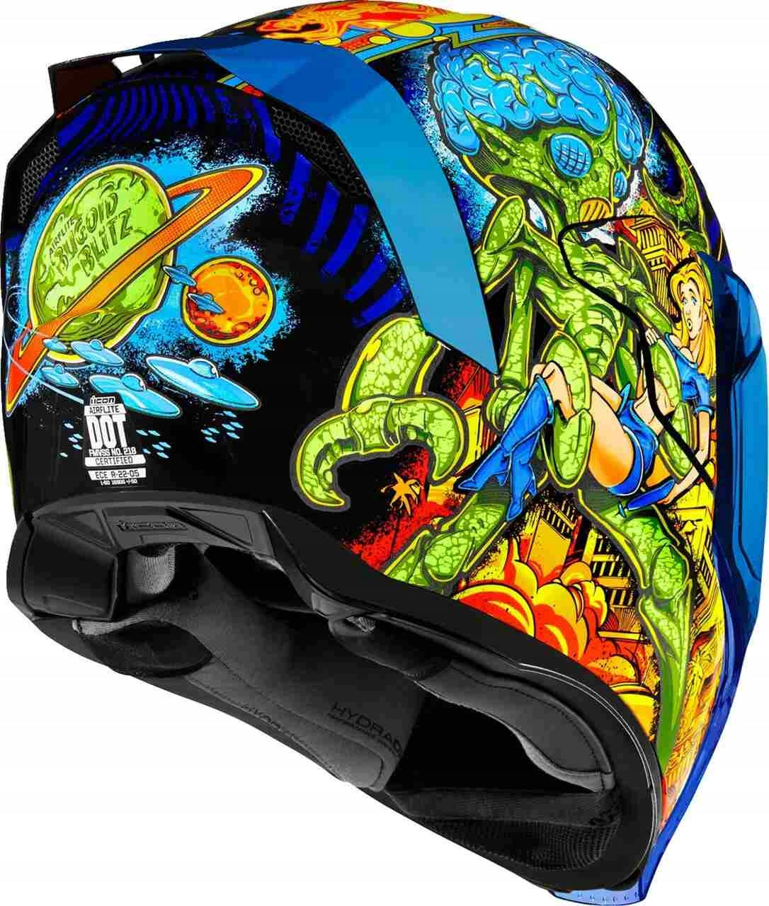 Icon Airflite Bugoid Blitz Helmet XS Packaging status original