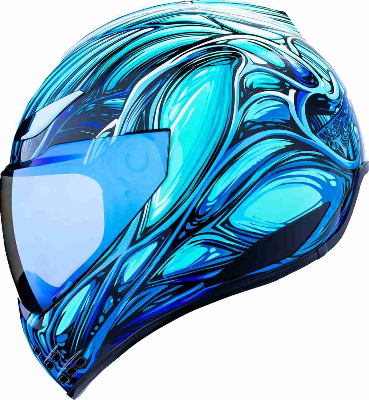 Icon Domain Nouveau Helmet Blue XXL helmet Packaging status original