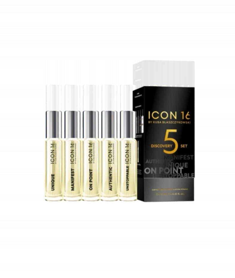 Icon16 by Kuba Błaszczykowski Discovery 5 set Eau de Parfum 5x15 ml