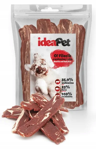 IdeaPet Fillets with beef and fish 500g Manufacturer code IP01-0121