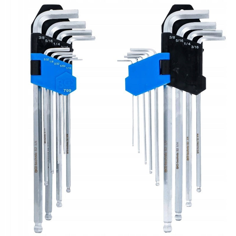 Imbus Inch Long Imbuses with Ball 1/16'-3/8' 9 Pack BGS-Germany Brand BGS Technic