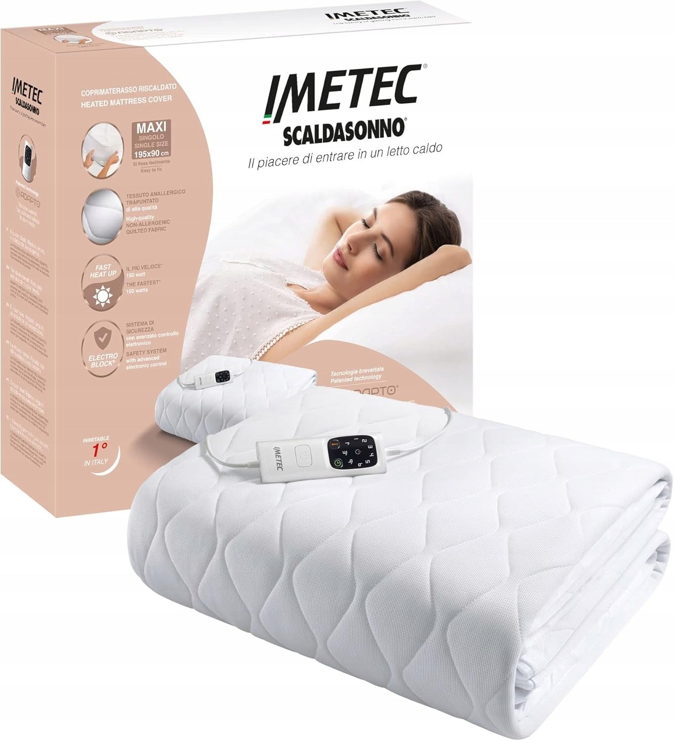 Imetec Scaldasonno Adapto Electric Primer 195x90 6 Levels