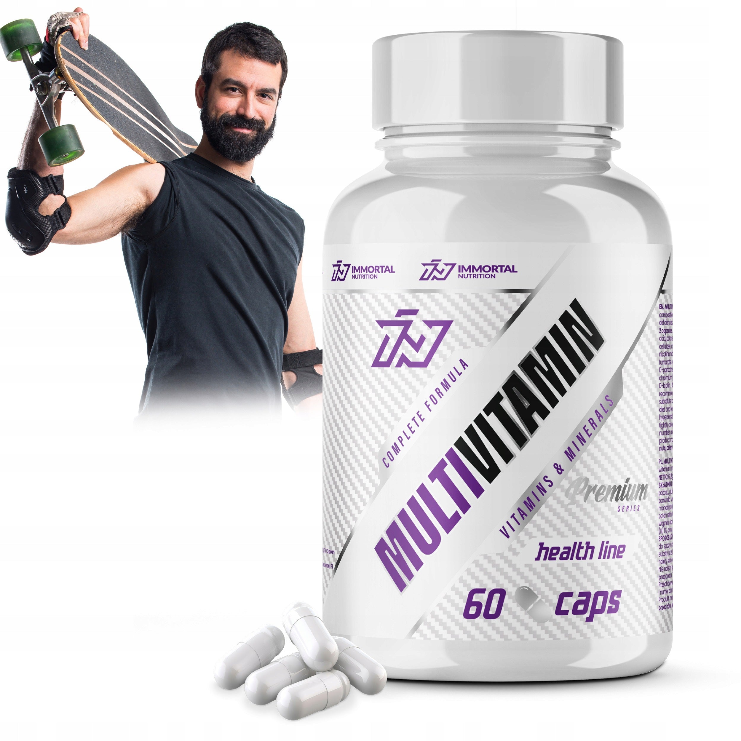 Immortal Multivitamin 60 capsules VITAMINS AND MINERALS MULTIVITAMIN