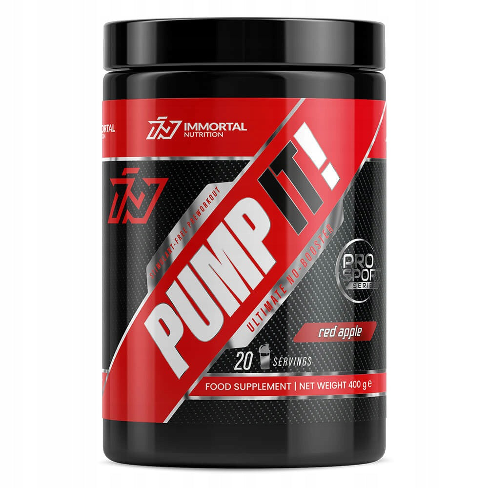 Immortal Pump IT 400g PUMPING PRE-WORKOUT AAKG CITRULLINE GLYCEROL Expiration date at least 1 year from the date of purchase