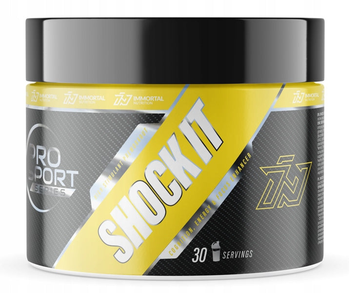 Immortal Shock IT 240g PRE-WORKOUT FAT BURNER SYNEPHRINE Expiration date at least 1 year from the date of purchase