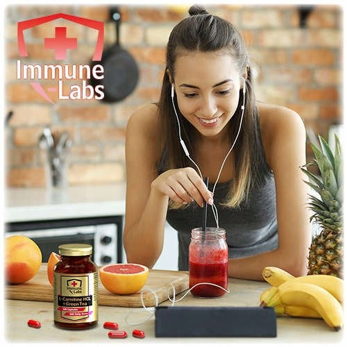Immune-Labs 120k Acetyl L-Carnitine Green Tea L-carnitine Weight Loss Expiration date at least 1 year from the date of purchase