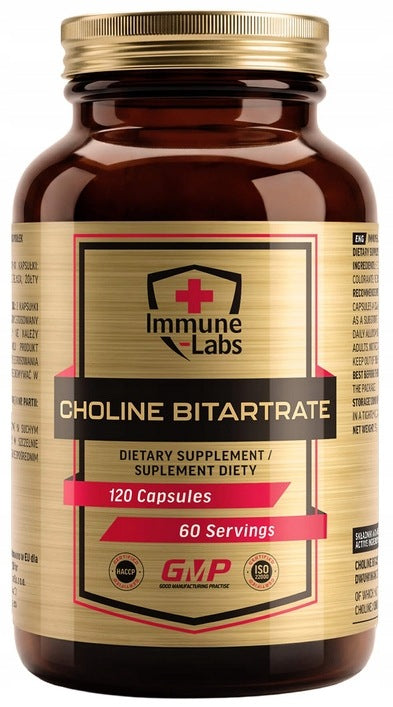 Immune-Labs CHOLINE BITARTRATE 500mg 120 capsules CHOLINE