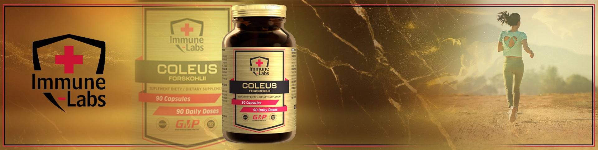 Immune-Labs COLEUS FORSKOHLII 90 capsules FORSKOLIN NETTLE INDIAN Expiration date not specified