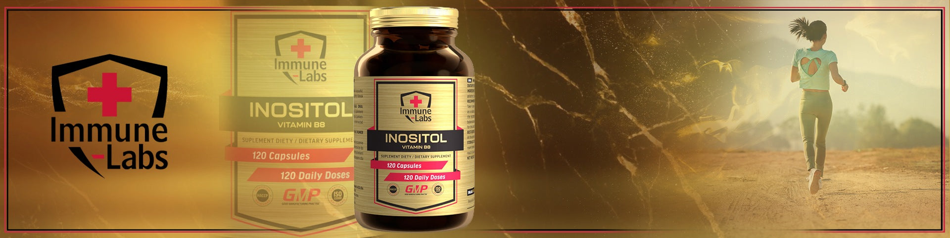 Immune-Labs INOSITOL 500mg 120 Capsules INOSITOL Vitamin B8 Expiration date not specified