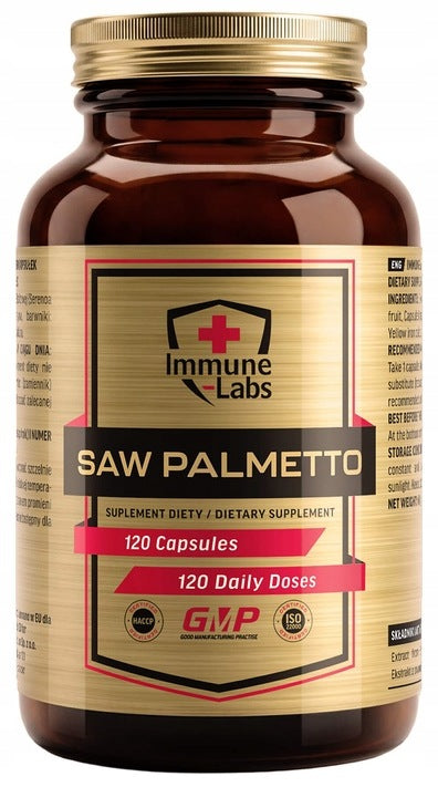 Immune-Labs SAW PALMETTO 450mg 120 Saw Palm Capsules
