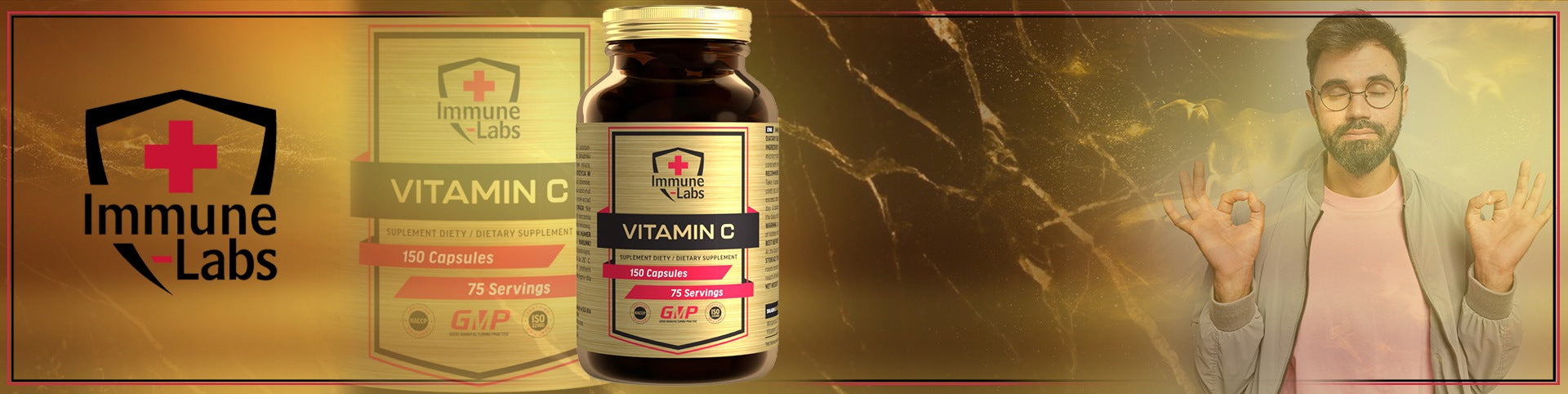 Immune-Labs VITAMIN C 500mg 150 capsules VITAMIN C Ascorbic acid Expiration date not specified
