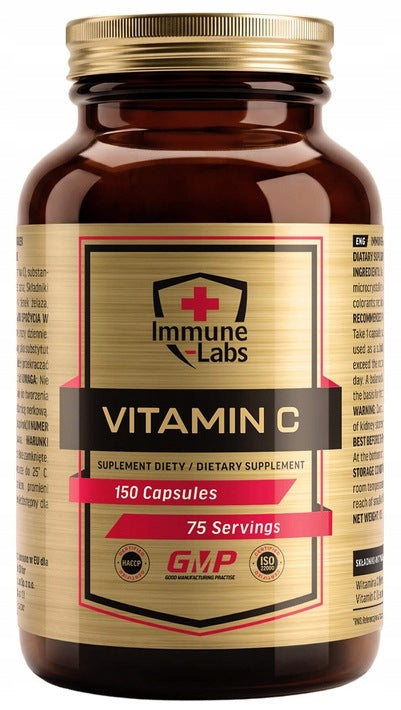 Immune-Labs VITAMIN C 500mg 150 capsules VITAMIN C Ascorbic acid