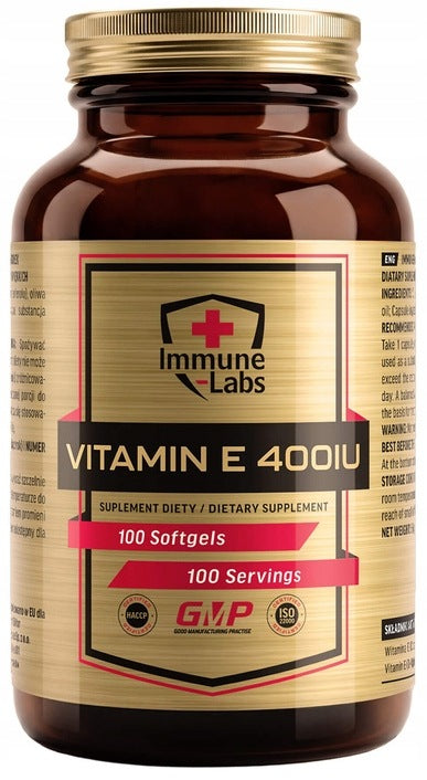 Immune-Labs VITAMIN E 400 IU 100 Softgels VITAMIN E