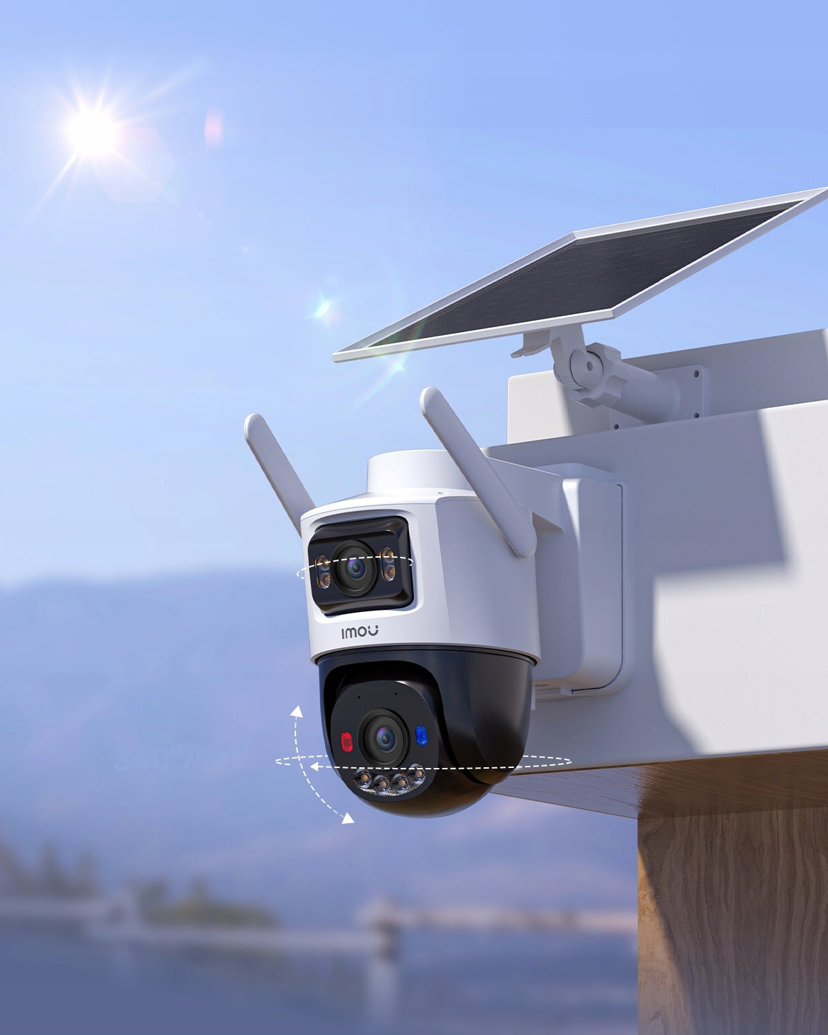 Imou AOV Dual 10MP (5MP+5MP) Solar 4G & WiFi AI Security Camera pack ×2 Manufacturer code IPC-SA70F-10M0T2-EU/FSP008