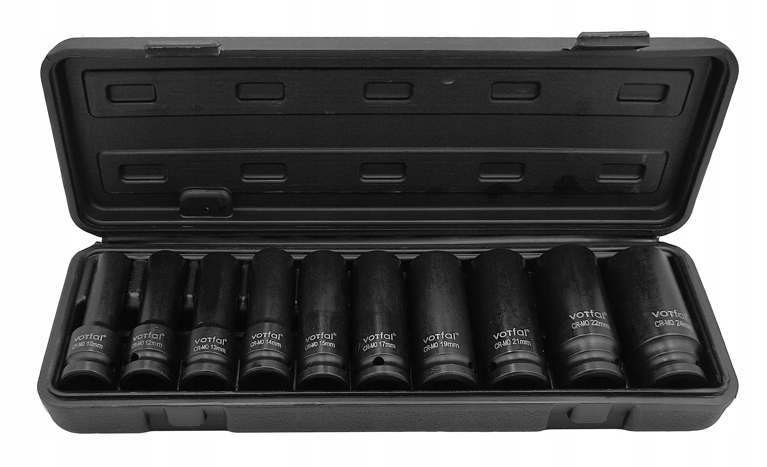 Impact Cap Set 1/2'' 10-24mm 10 el– Professional Socket Wrenches Manufacturer code V08119