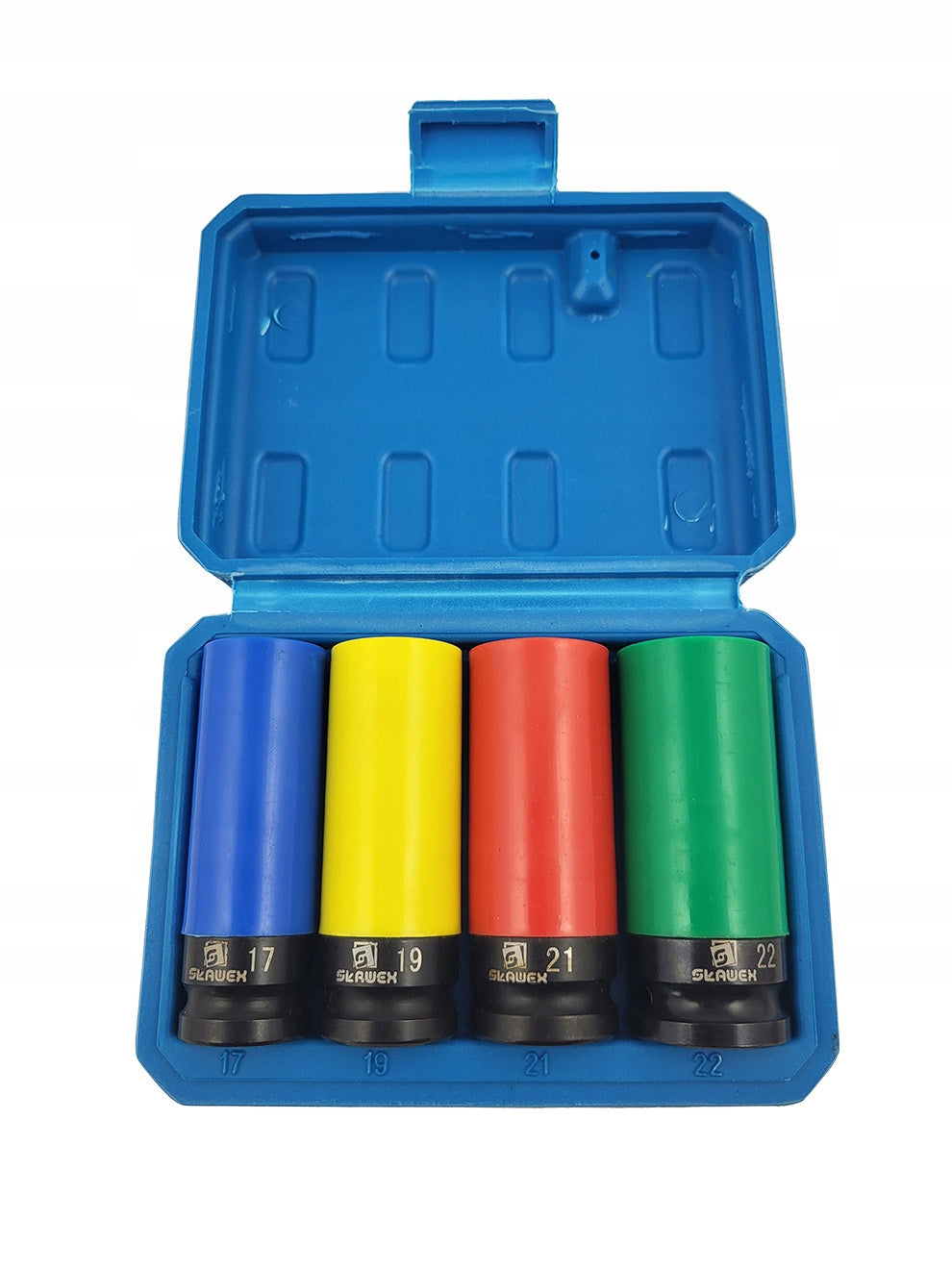 Impact Socket Set Alu 1/2" Color 4pcs.