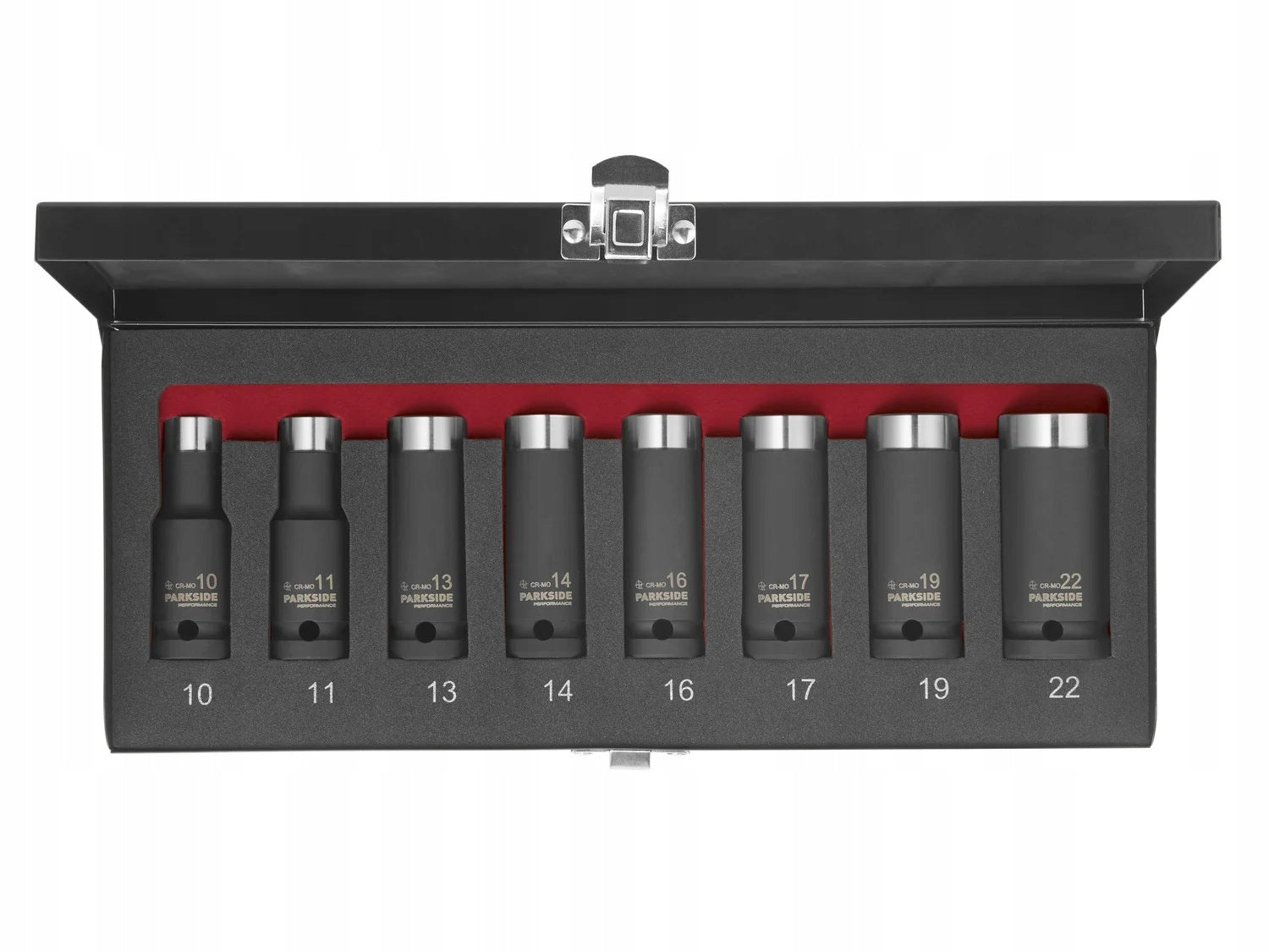 Impact Socket Set PARKSIDE PERFORMANCE 1/2 inch 8 el. Impact Cap Manufacturer code 236235