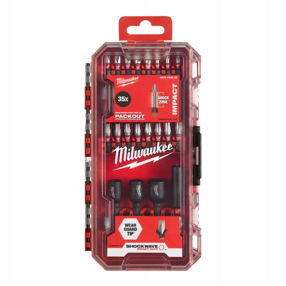 Impact bits Milwaukee Shockwave Impact Duty (35 pcs) - 4932492003 Packaging status original