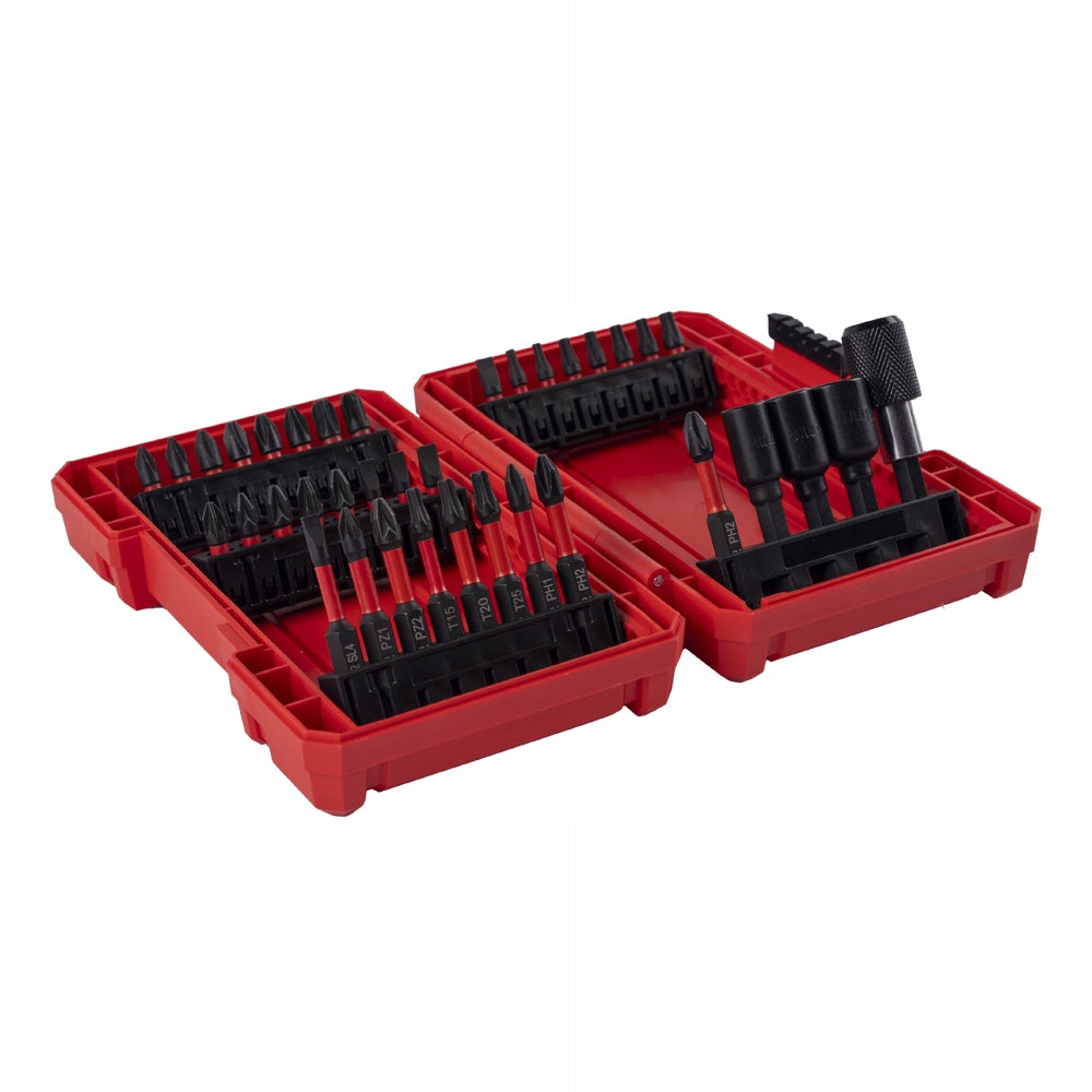 Impact bits set 37 el DT10004 strong impact Bit type Philips flat Pozidriv Torx Other