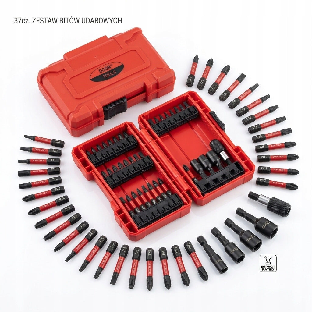 Impact bits set 37 el DT10004 strong impact