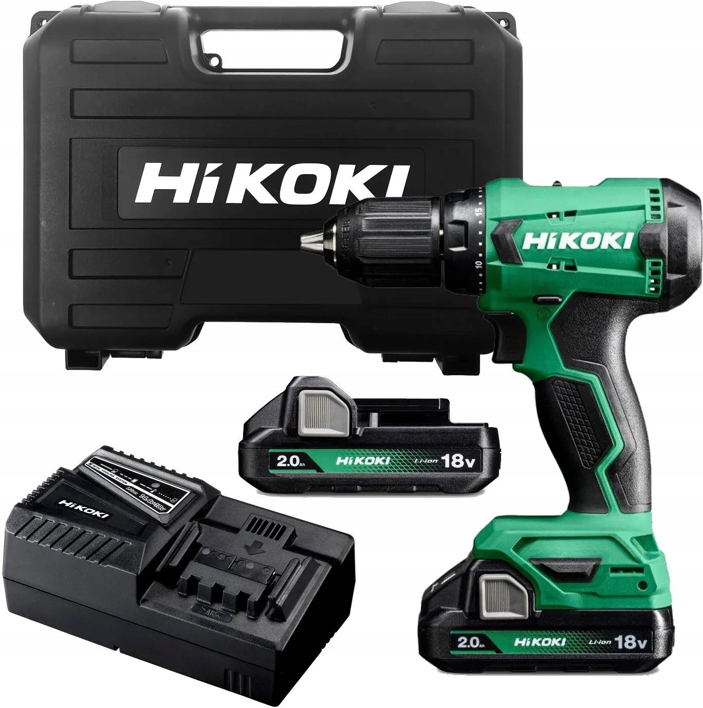 Impact drill 18V 50Nm 2x2.0Ah DV18DA WCZ HIKOKI Battery capacity 2 Ah