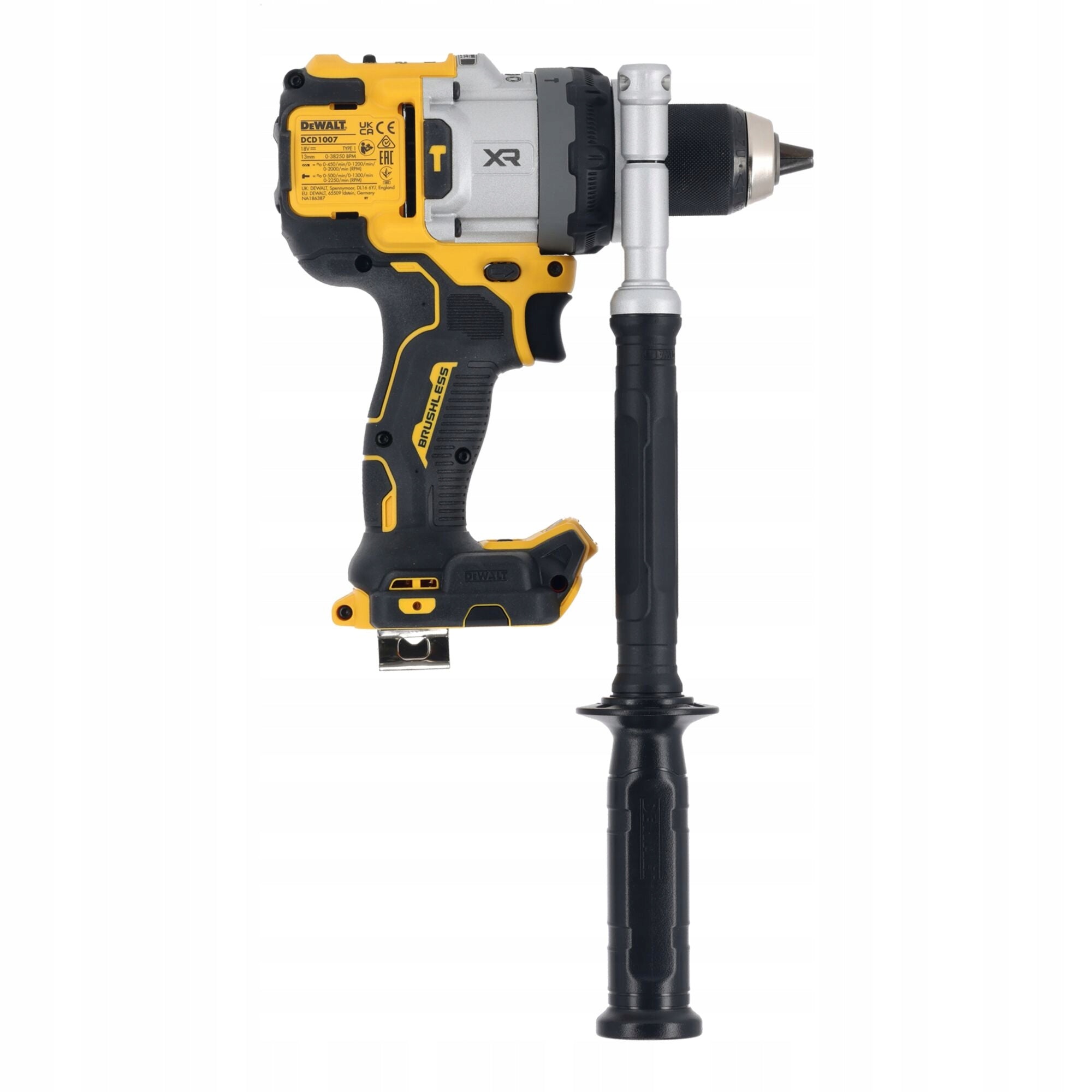 Impact screwdriver 3-speed 18V 169Nm BODY anti-rotation DeWALT DCD1007N Number of batteries brak akumulatora