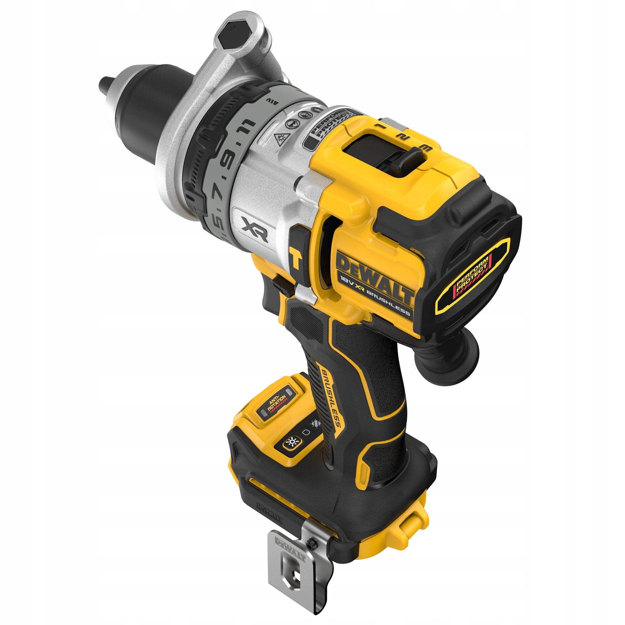 Impact screwdriver 3-speed 18V 169Nm BODY anti-rotation DeWALT DCD1007N Series DCD1007