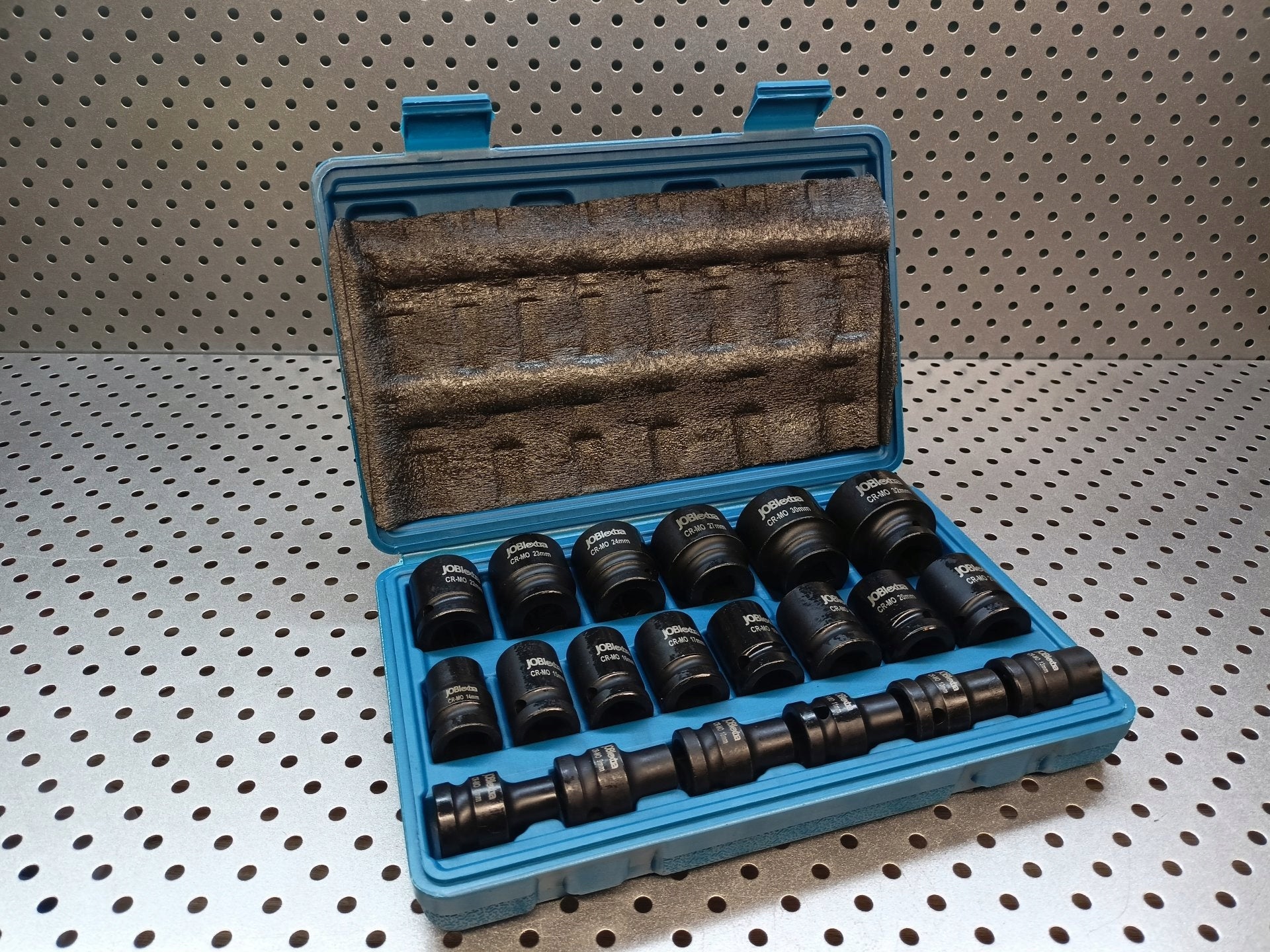 Impact socket set 1/2" 8-32 mm short 20 elements JOBIextra X1302 Manufacturer code X1302