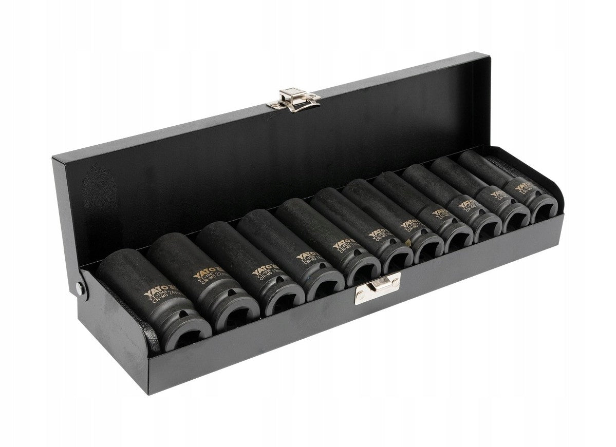 Impact sockets Yato 1/2" 11 pcs. YT-1054