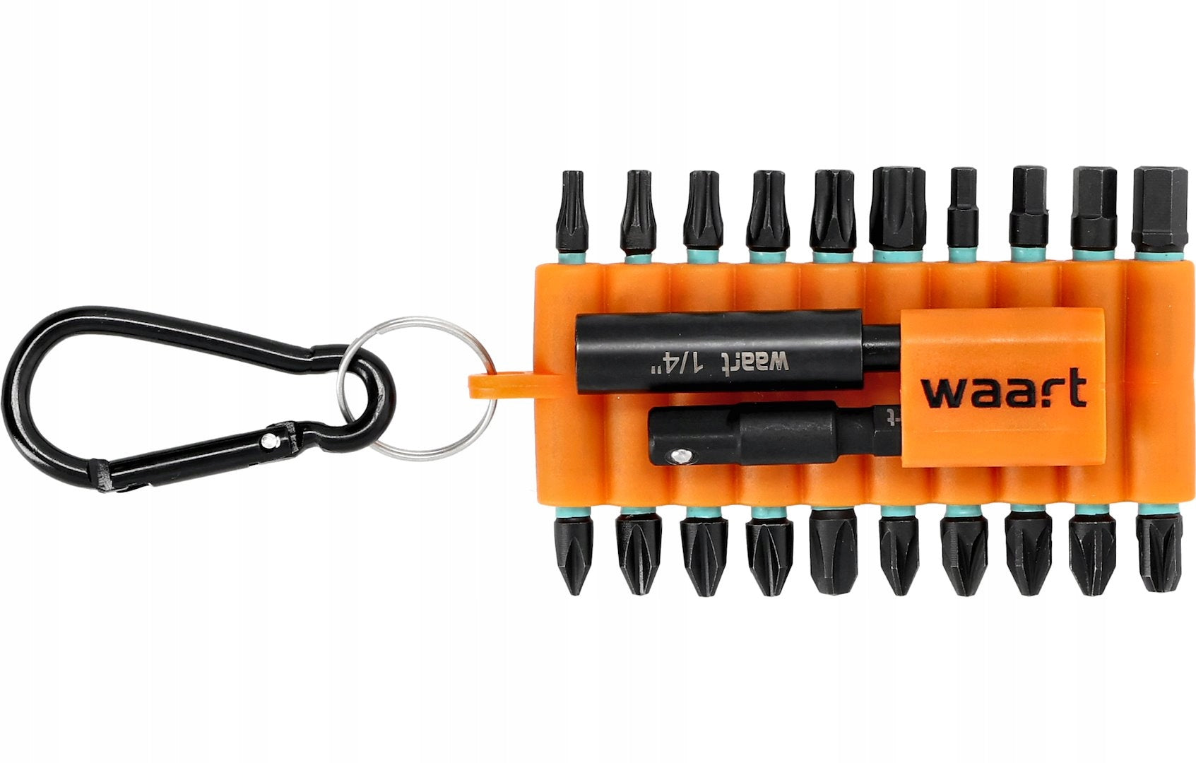 Impact tip set PZ PH TORX 22 pcs, S2 with carabiner WAART Packaging status original