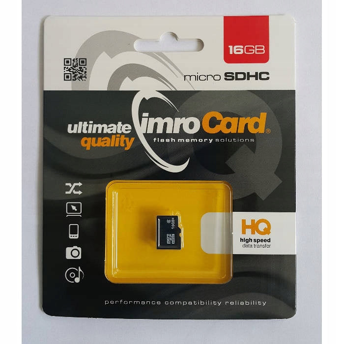 Imro memory card 16GB microSDHC class 6