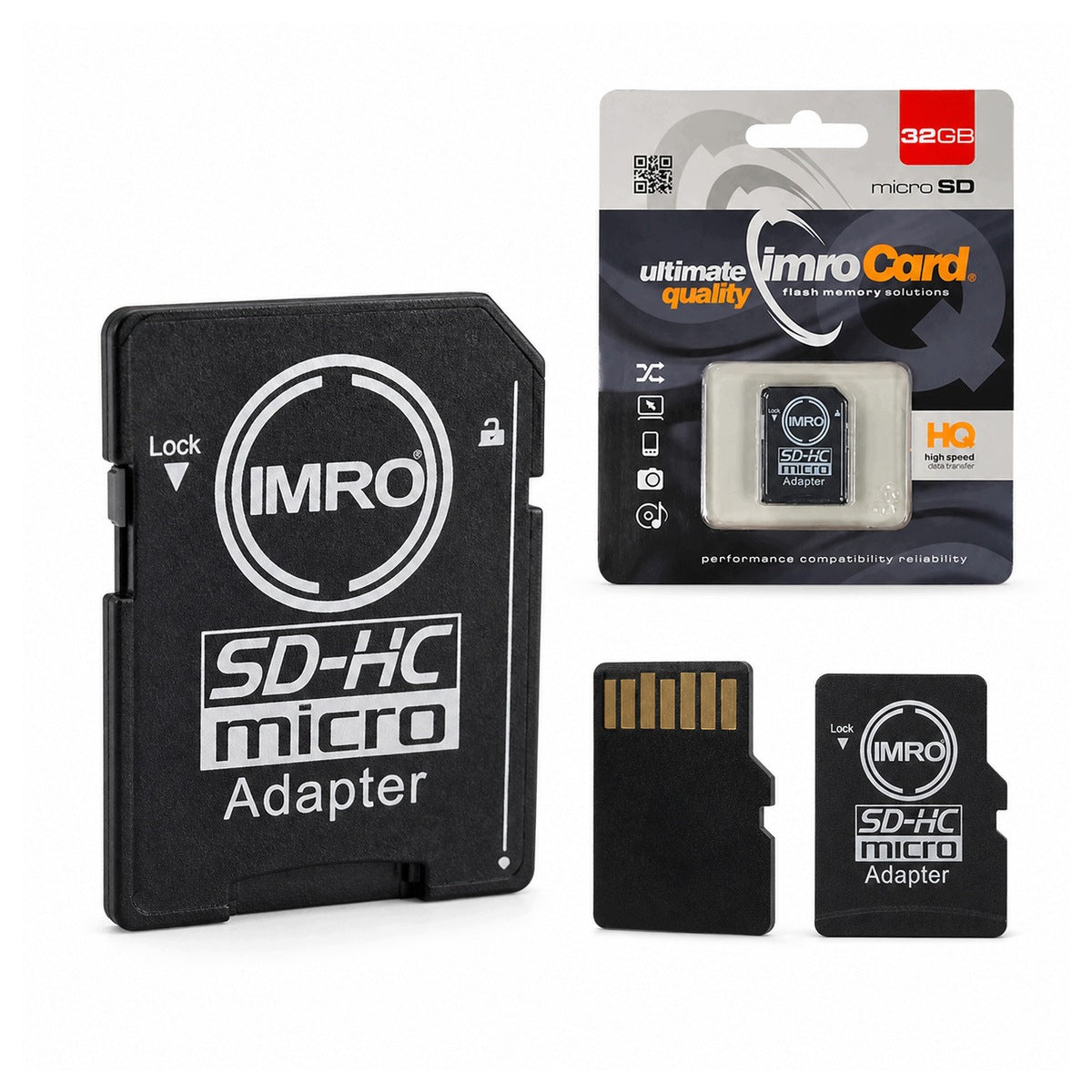 Imro memory card 32GB microSDHC class 10 UHS-I + adapter