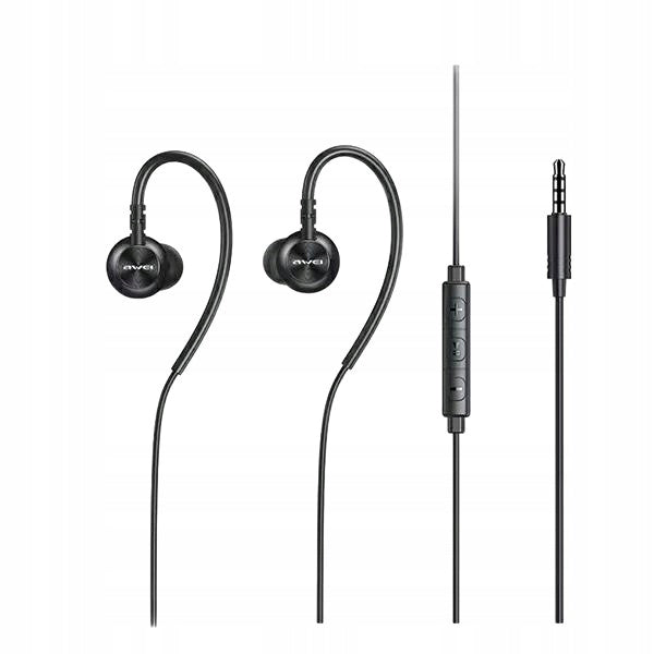 In-ear headphones AWEI L3 Stereo mini Jack 3.5mm Wired with remote control