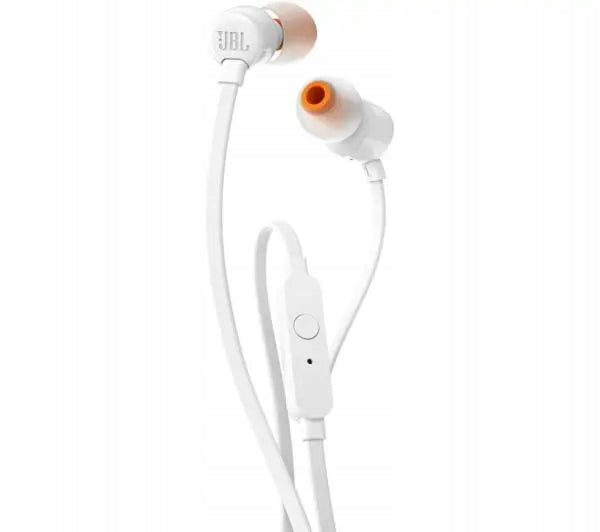 In-ear headphones JBL T110 in-ear microphone Manufacturer code JBLT110WHT